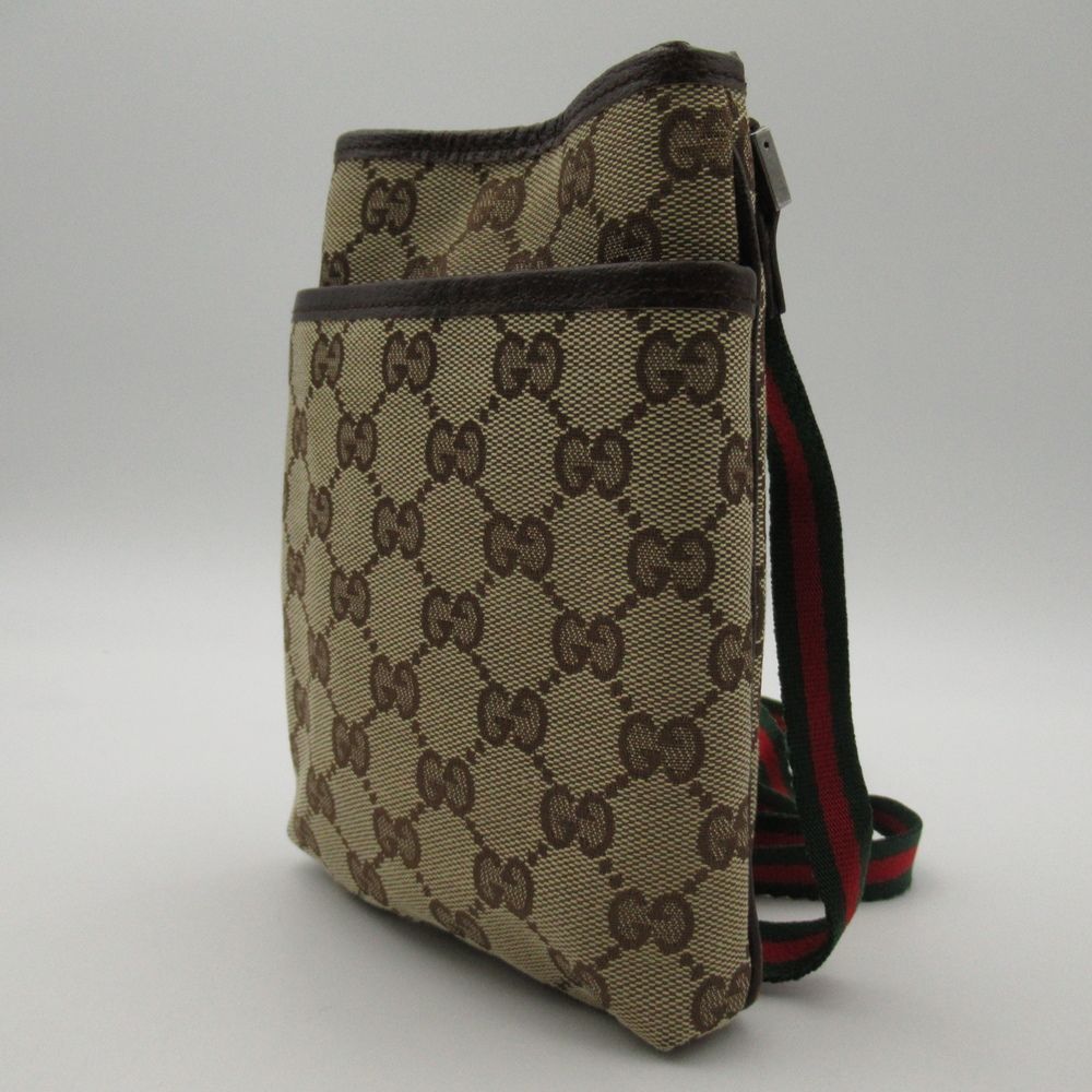Gucci Beige Dark Brown GG Shoulder Bag - Picture 3 of 6